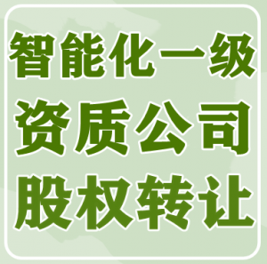 湖北随州电子智能化一级资质公司股权转让