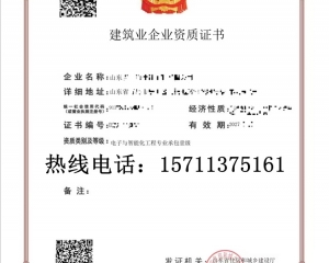 山东电子智能化一级资质公司转让出售