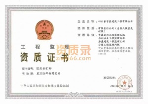 各省代办工程监理资质