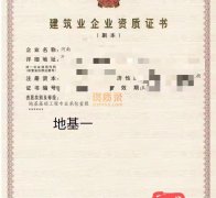 河南地基一级转让,地基基础工程一级资质公司转让