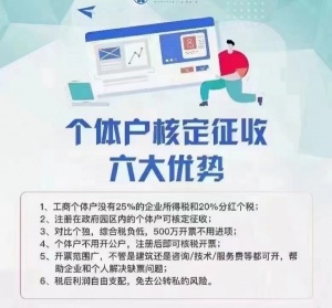 节税本质之个体工商户没有企业所得税，无需核查企业经营成本或收入