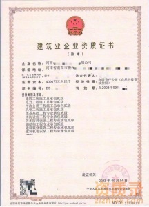 南阳电力工程施工总承包二级资质公司转让代办