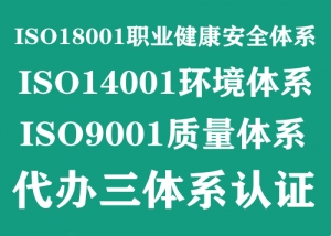 湖北ISO三体系认证代办,代办ISO三体系