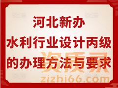 深入解析河北新办水利行业设计丙级资质的方法和要求。